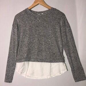 Gap Kids‎ Long Sleeves Two Layered Gray Shirt XXL